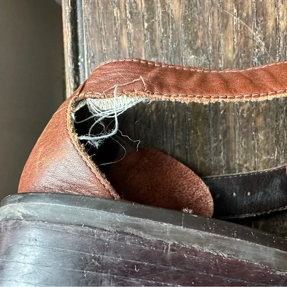 Vintage Nine West Brown Leather Mary Janes - Picture 4 of 9